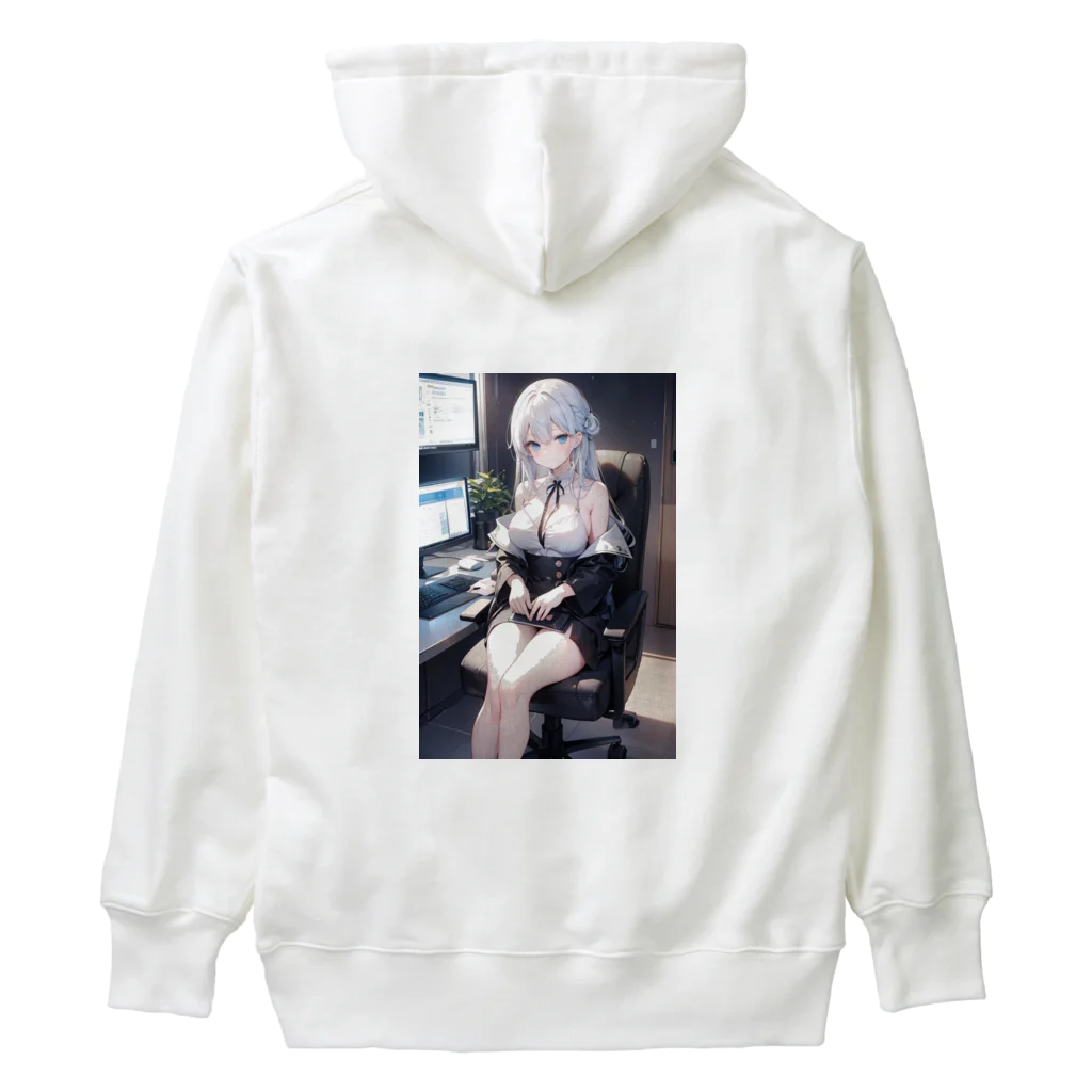 巫女スタぐらむの可愛い上司 Heavyweight Hoodie