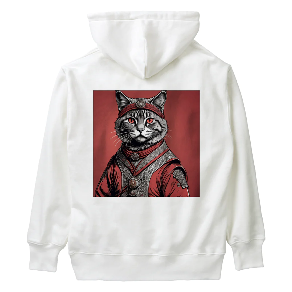 hogarakuの縄文猫 Heavyweight Hoodie