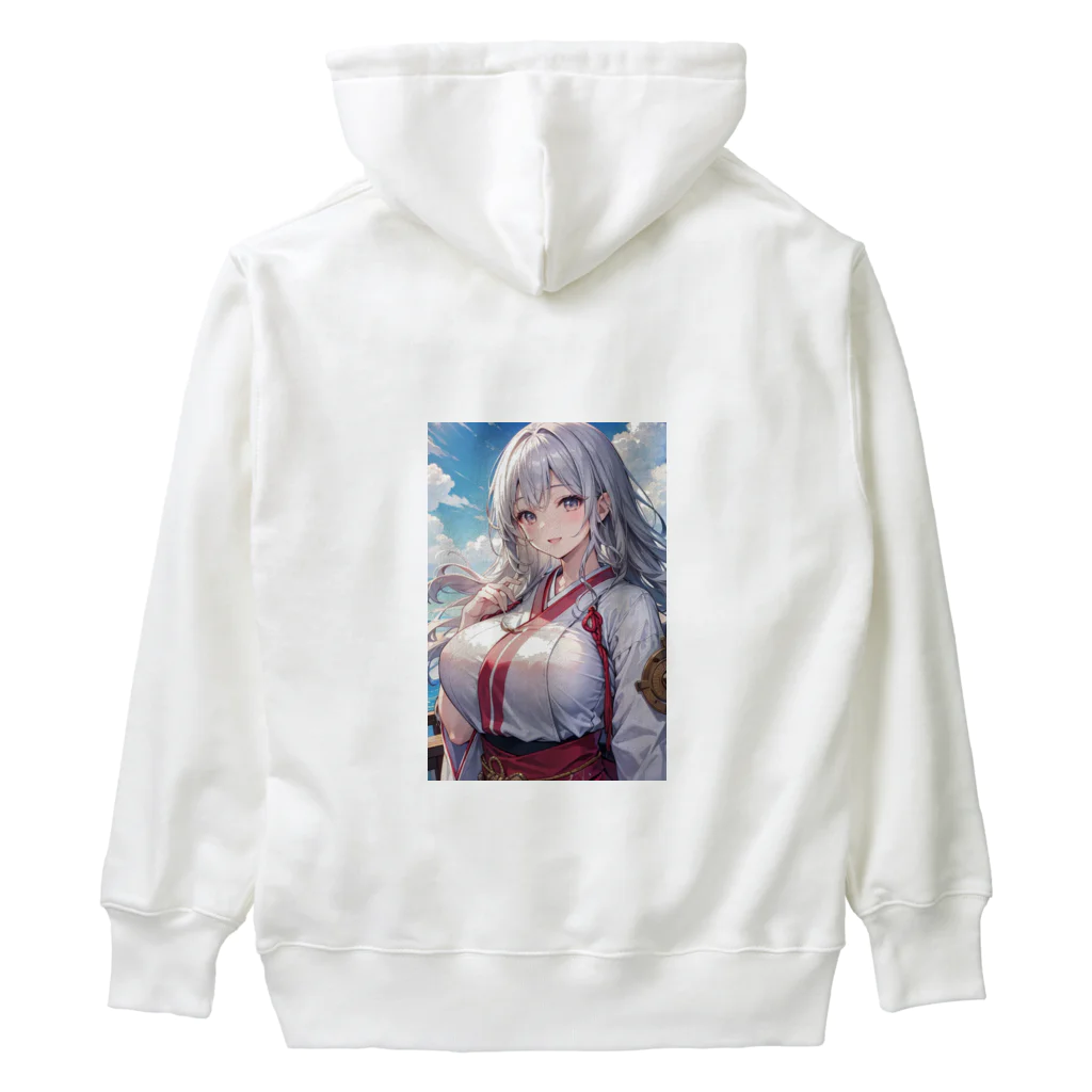 巫女スタぐらむの巫女姿のママ Heavyweight Hoodie