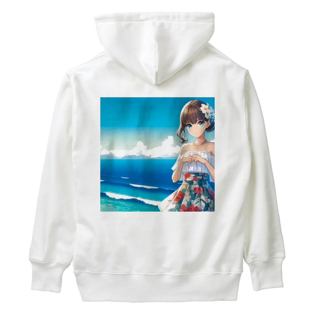 かるるんショップの海と南国と水着と　夏休み Heavyweight Hoodie