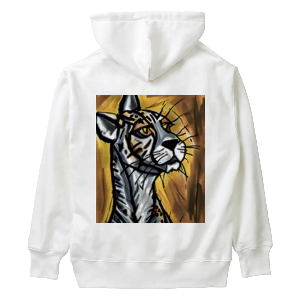 Ppit8の野生の猫 Heavyweight Hoodie