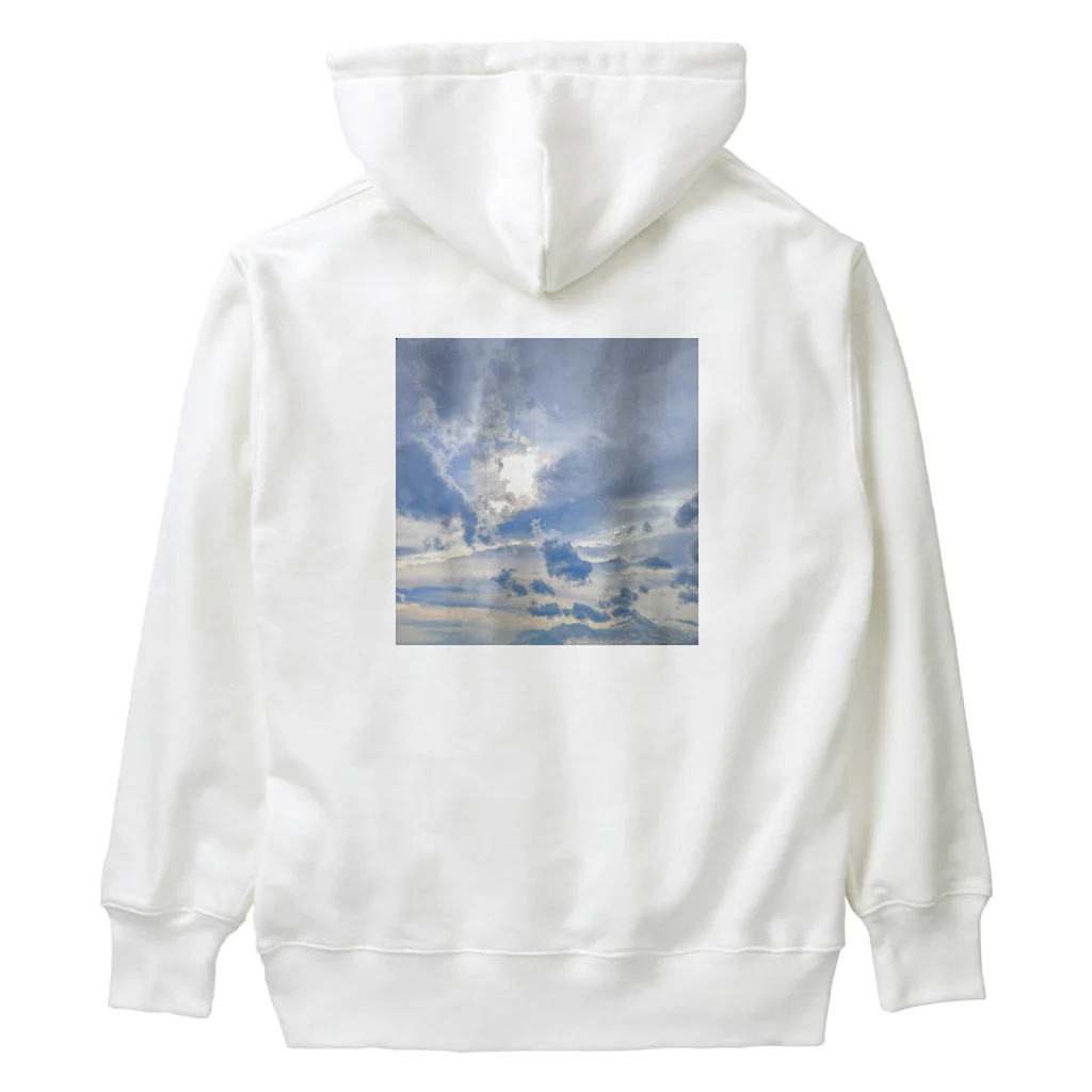 sasatasoの16時08分の空 Heavyweight Hoodie