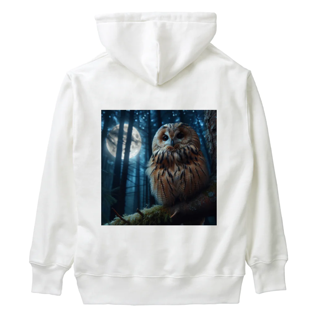 yuriseのフクロウ🦉グッズ Heavyweight Hoodie