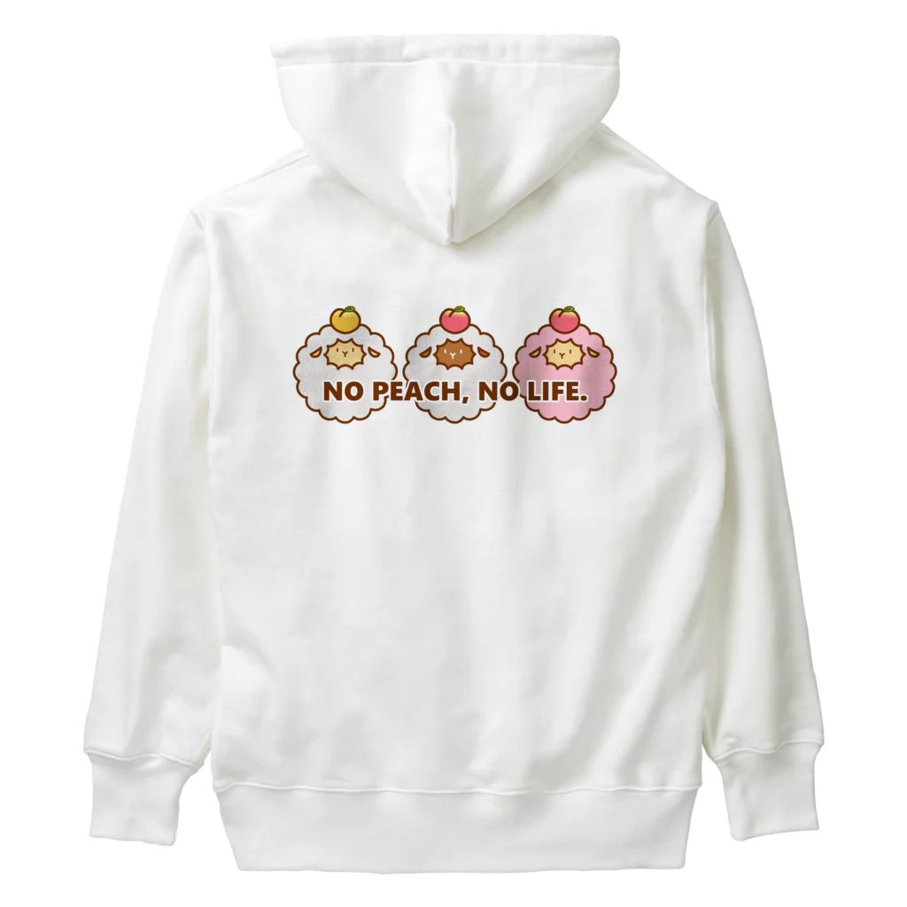 Nari's Farm(ナリズファーム)ひつじと桃のNO PEACH, NO LIFE. ×3 Heavyweight Hoodie