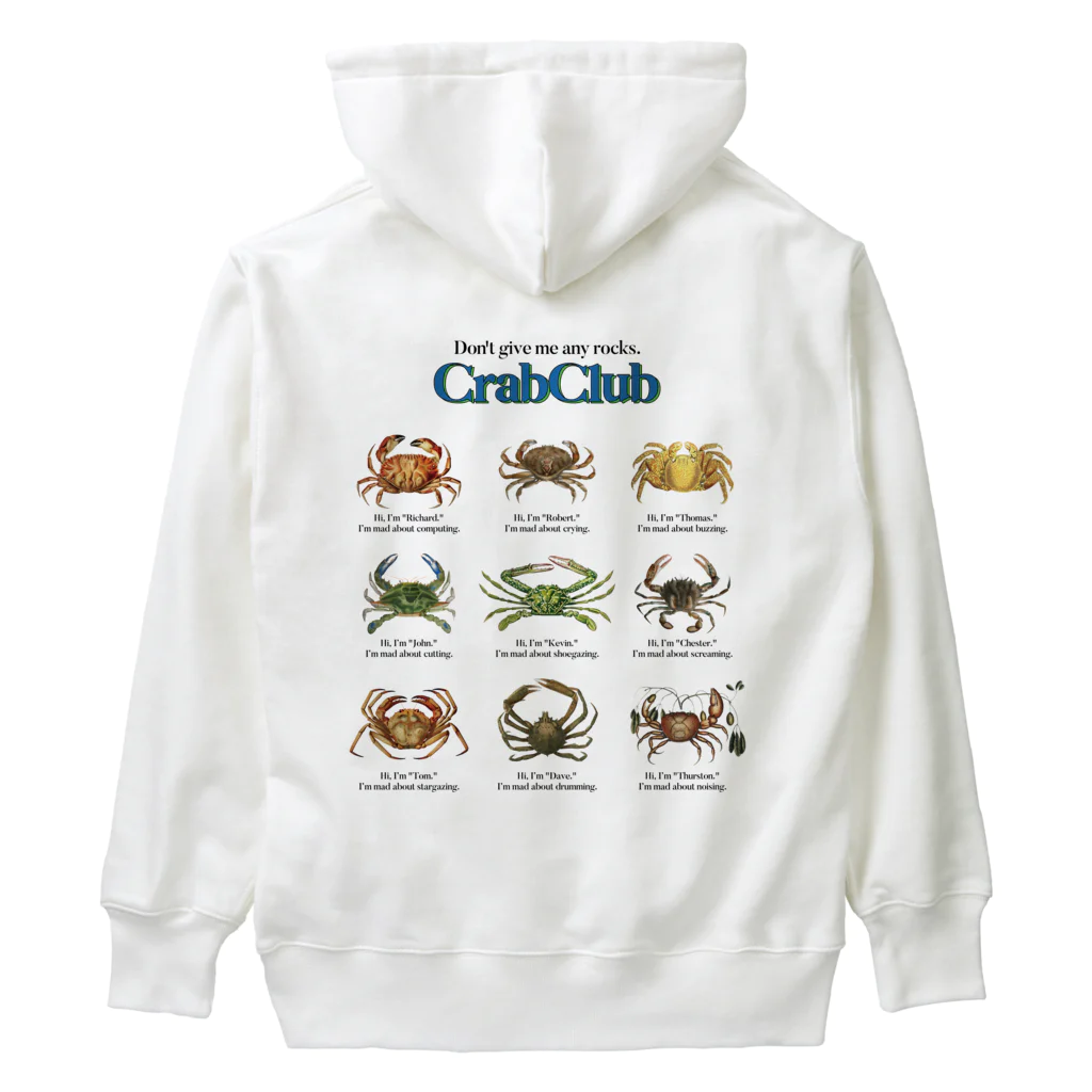 Parallel Imaginary Gift ShopのCrab Club Heavyweight Hoodie