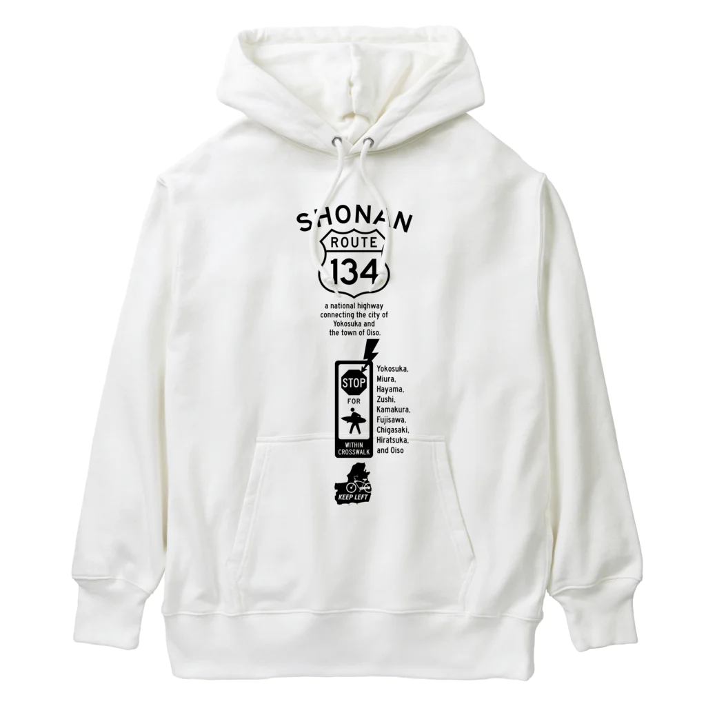 boldandnewのR134_No.001_BK Heavyweight Hoodie