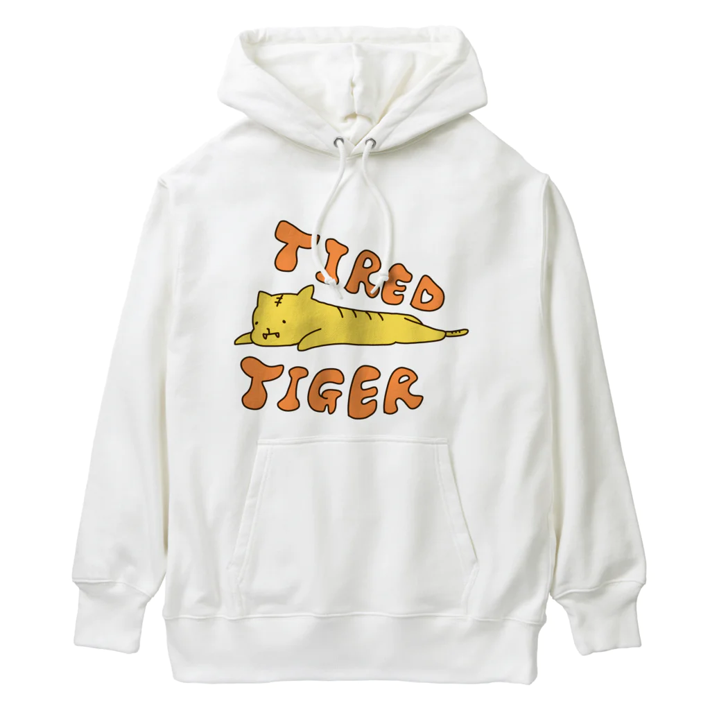 超健康のTIRED TIGER Heavyweight Hoodie