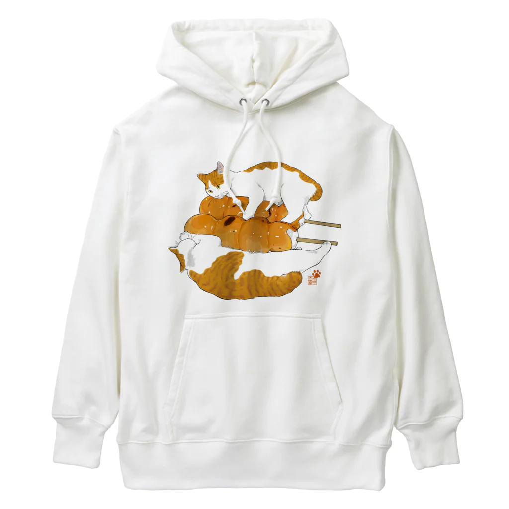 元祖ふとねこ堂のお団子いくつ？ Heavyweight Hoodie