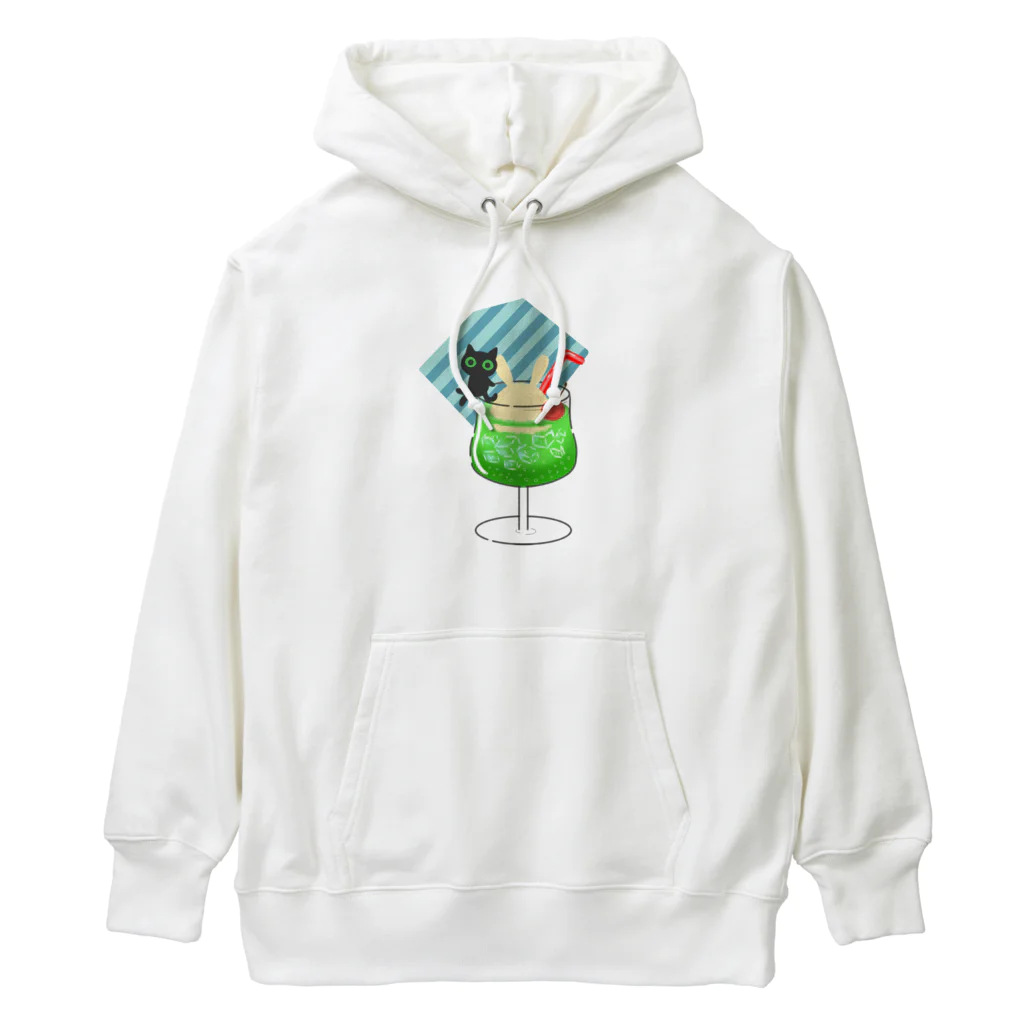 SHOP ベアたんのシュワシュワ　フチネコさん Heavyweight Hoodie