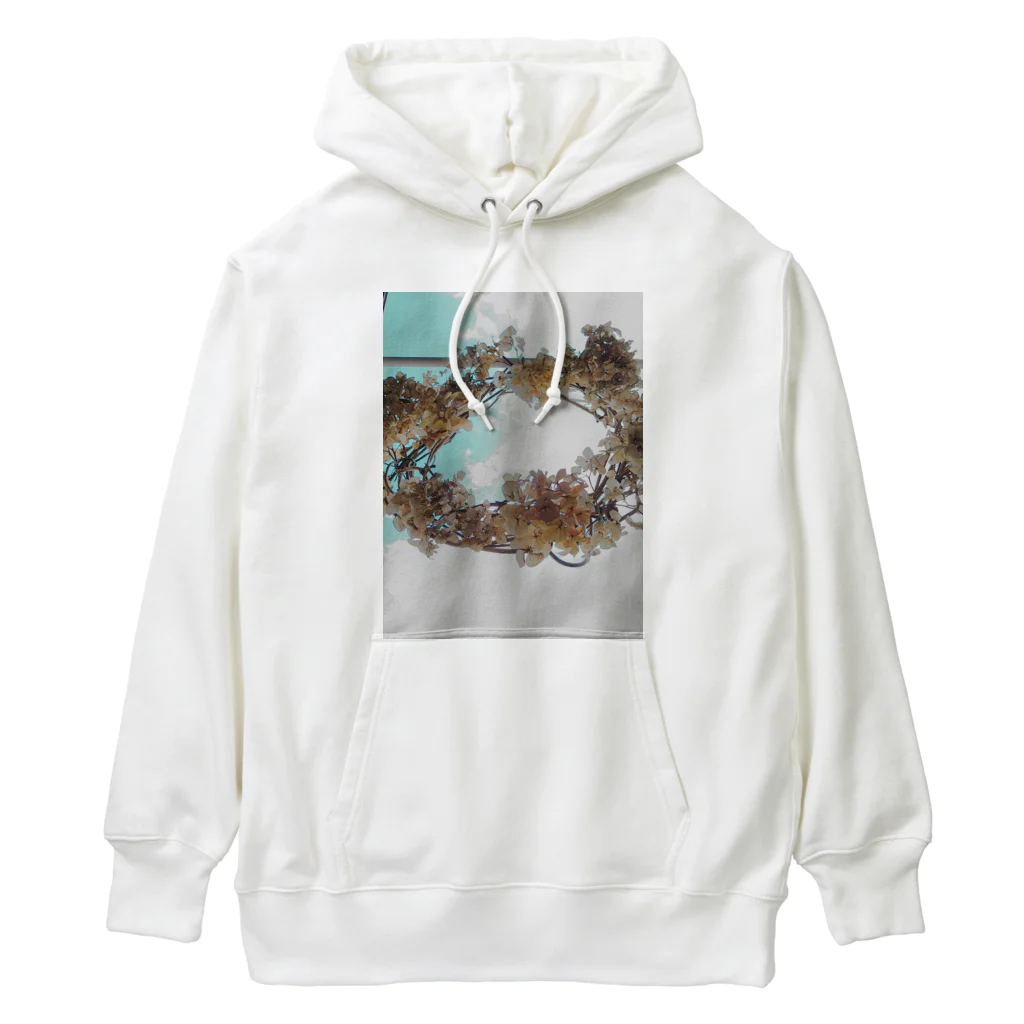 イエローローズのDRIED FLOWER in BLUE SKY Heavyweight Hoodie