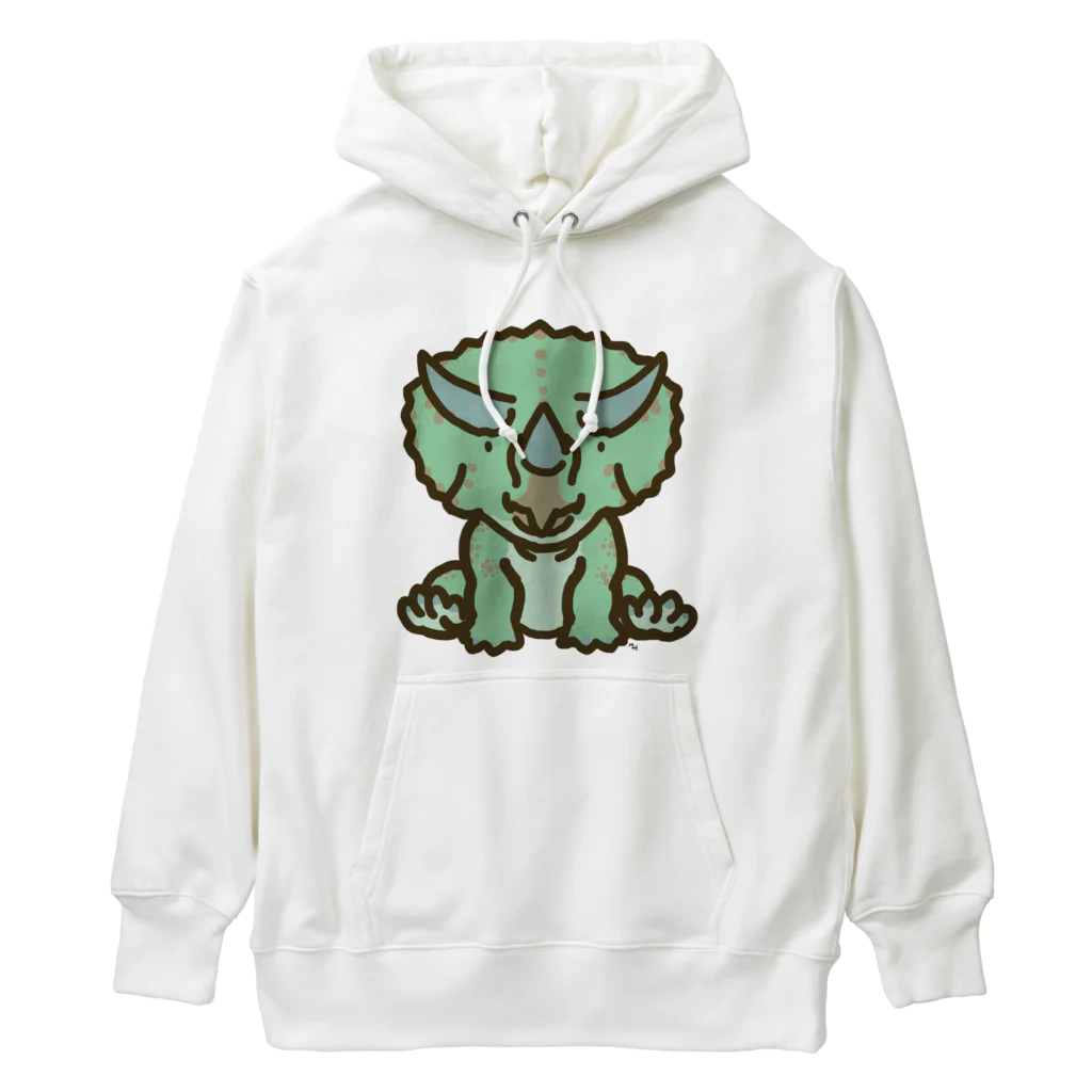 segasworksのトリケラちゃん（お座り正面） Heavyweight Hoodie