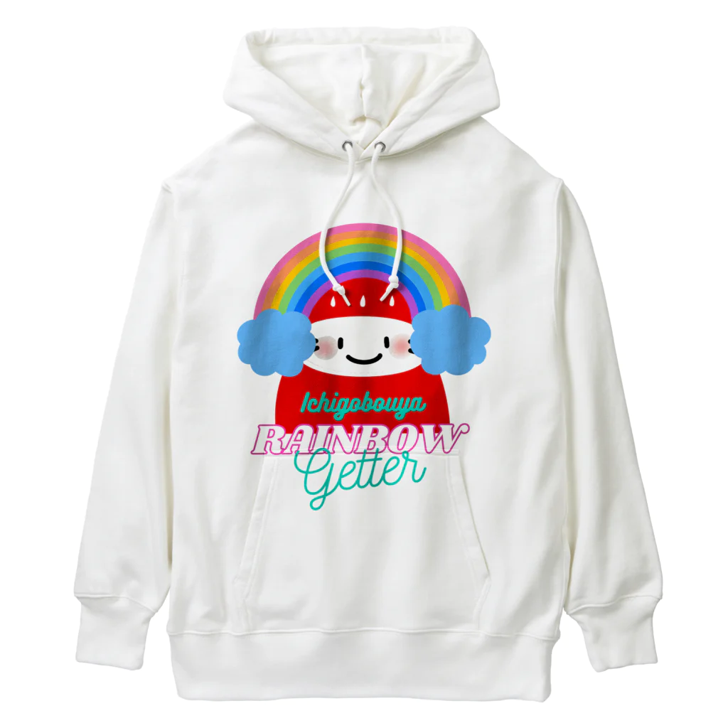 magao-nekoの苺ぼうやのレインボーゲッター Heavyweight Hoodie