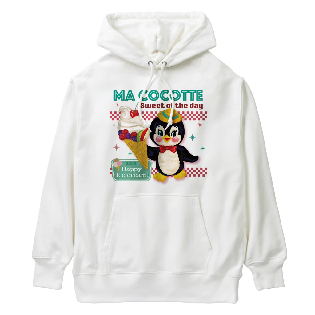 　Ma cocotte （まここっと）のアイスペンギンWH ヘビーウェイトパーカー