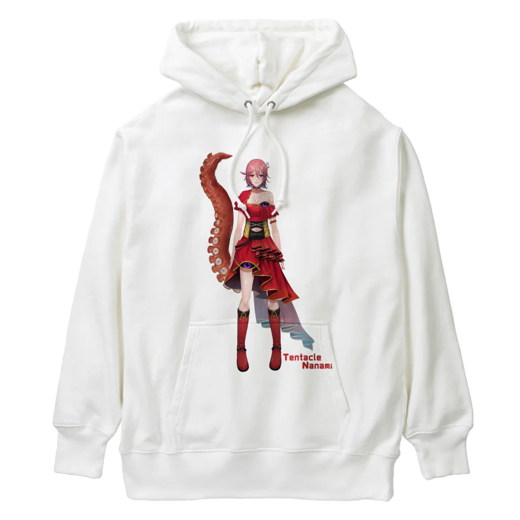 個人Vtuberテンタクル七海ショップSUZURI支店のテンタクル七海(全身) Heavyweight Hoodie