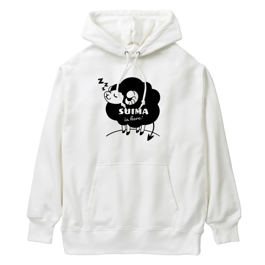 kocoon（コクーン）の睡魔が来たぞ！（黒ヒツジ） Heavyweight Hoodie