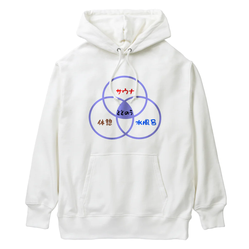 ハナのお店のサウナ（ベン図） Heavyweight Hoodie