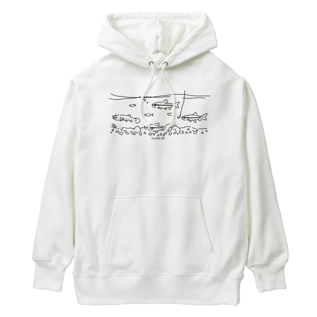 スタジオアイルのモツゴときどきホトケドジョウ Heavyweight Hoodie