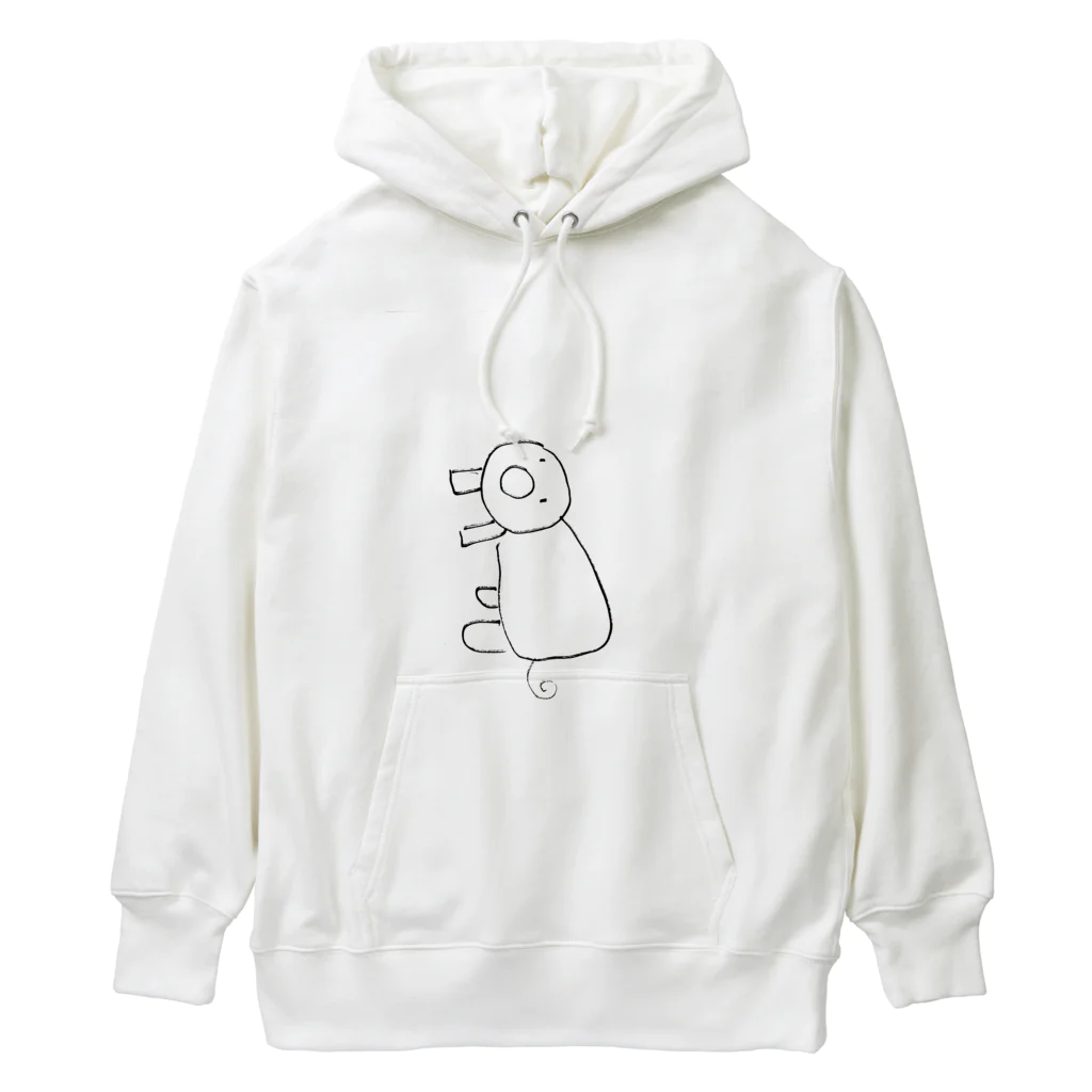 やさしさの彼氏の描いた豚 Heavyweight Hoodie