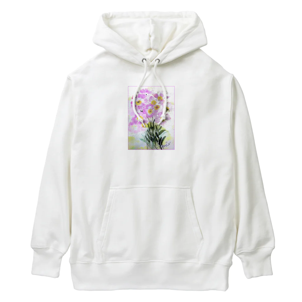 SUZURI.KEY-CHANの昼咲き月見草BF0902 Heavyweight Hoodie