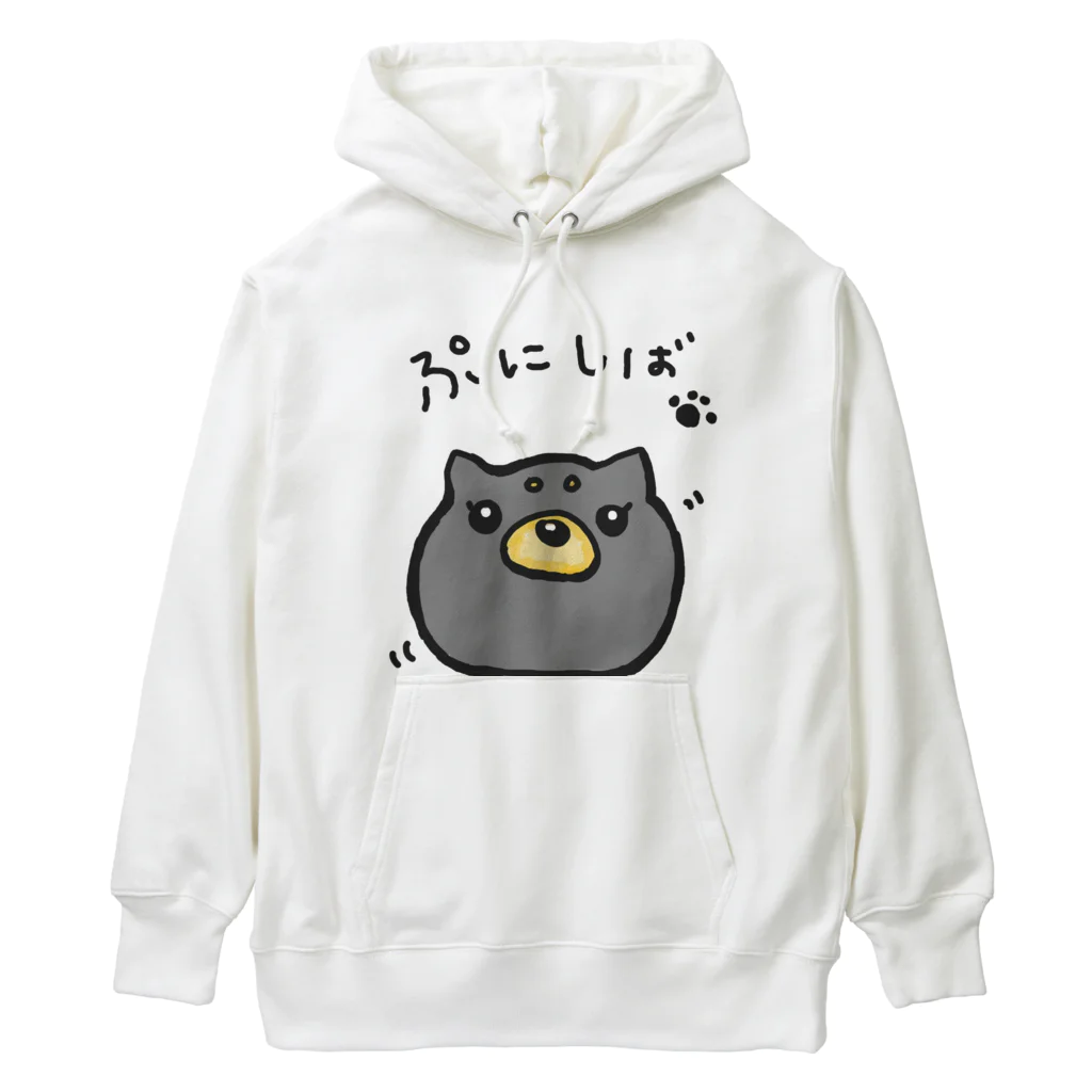 ンダーの不思議なショップのあにまるぷにーず「黒ぷに柴」 Heavyweight Hoodie