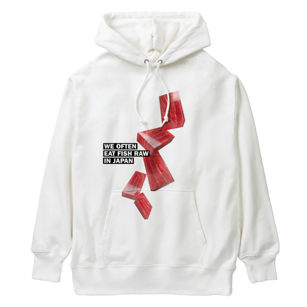 LONESOME TYPE ススの日本ではしばしば魚を生で食べる（まぐろ） Heavyweight Hoodie