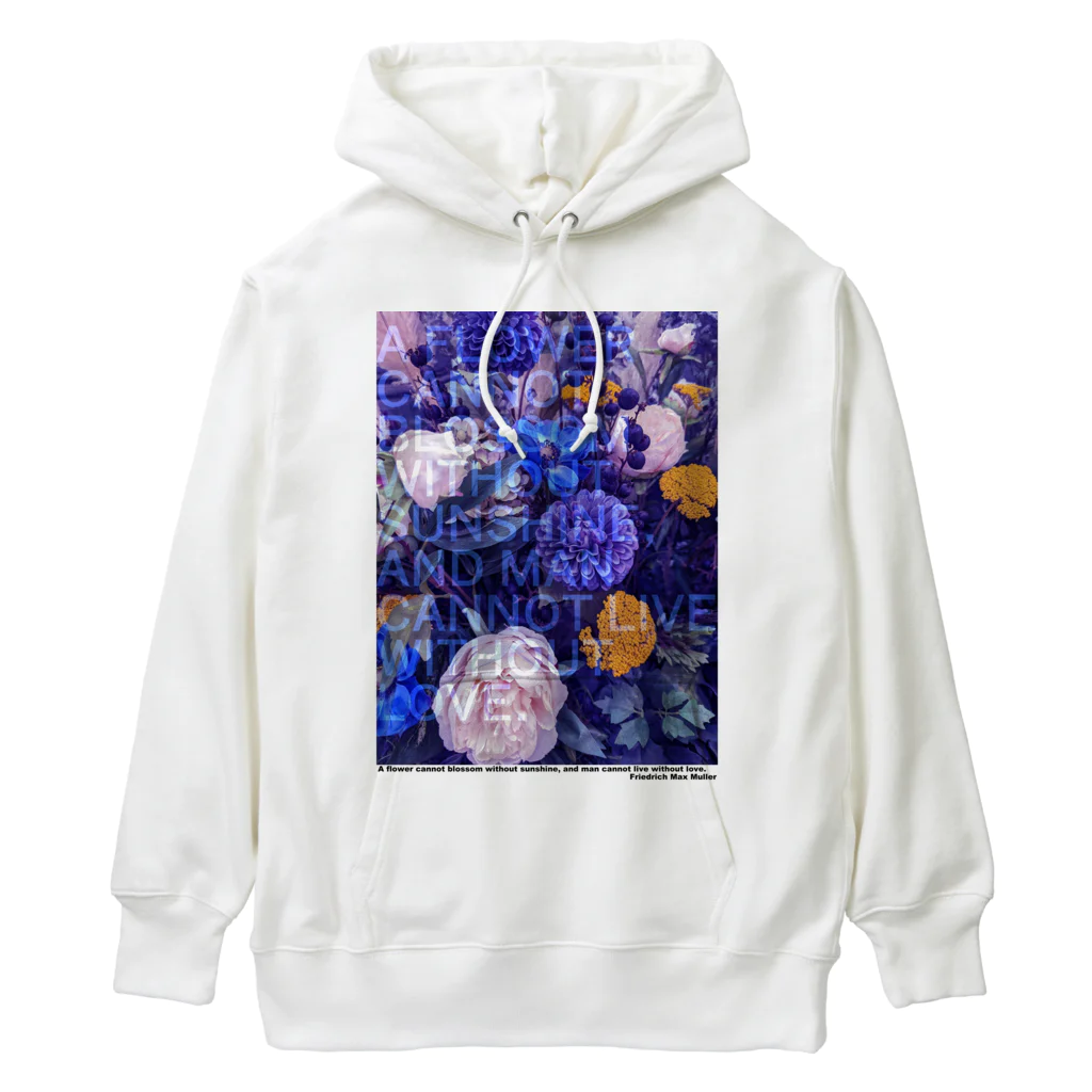 hisamerukaの人生を豊かにする格言・花 Heavyweight Hoodie