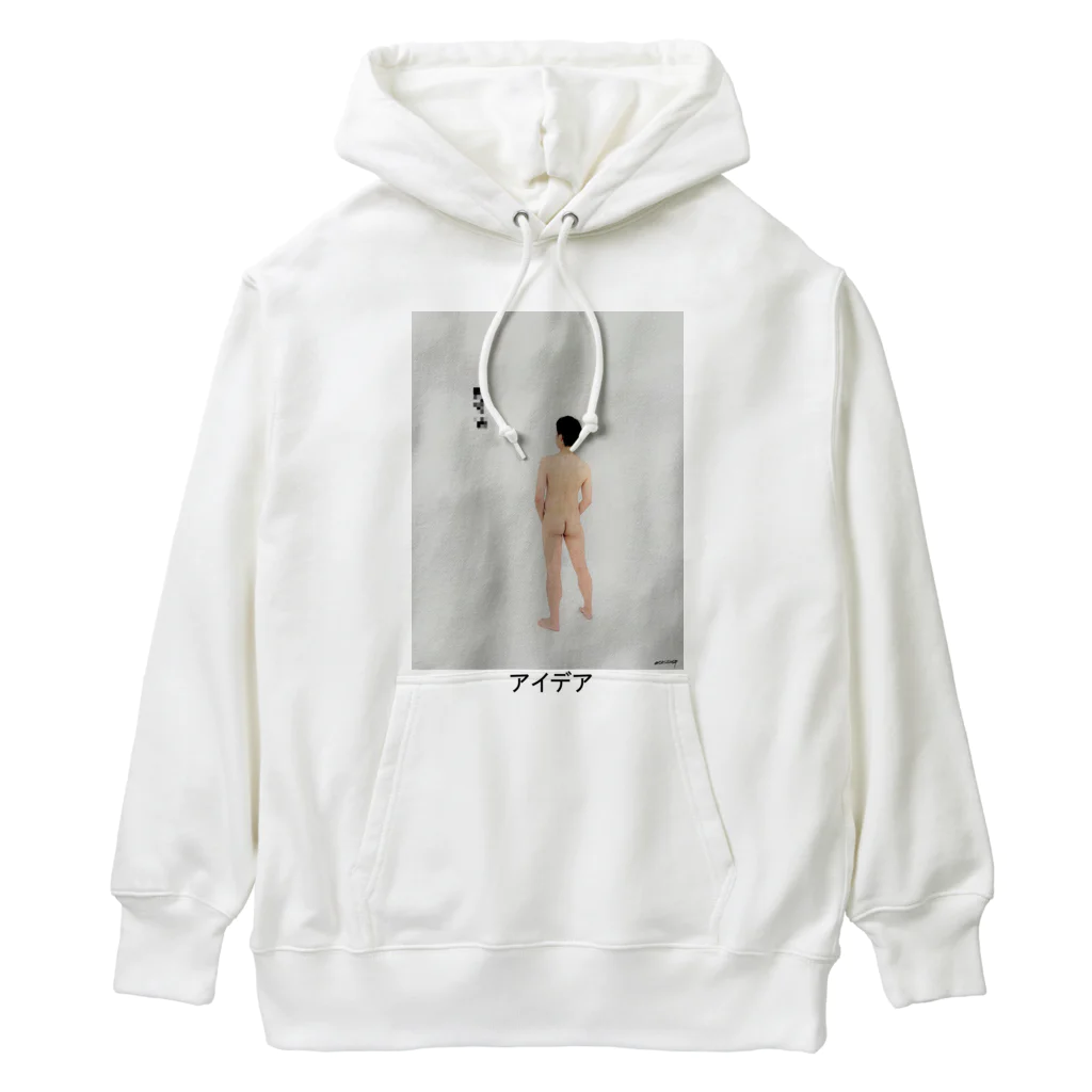 点在する展示空間の『アイデア』 Heavyweight Hoodie