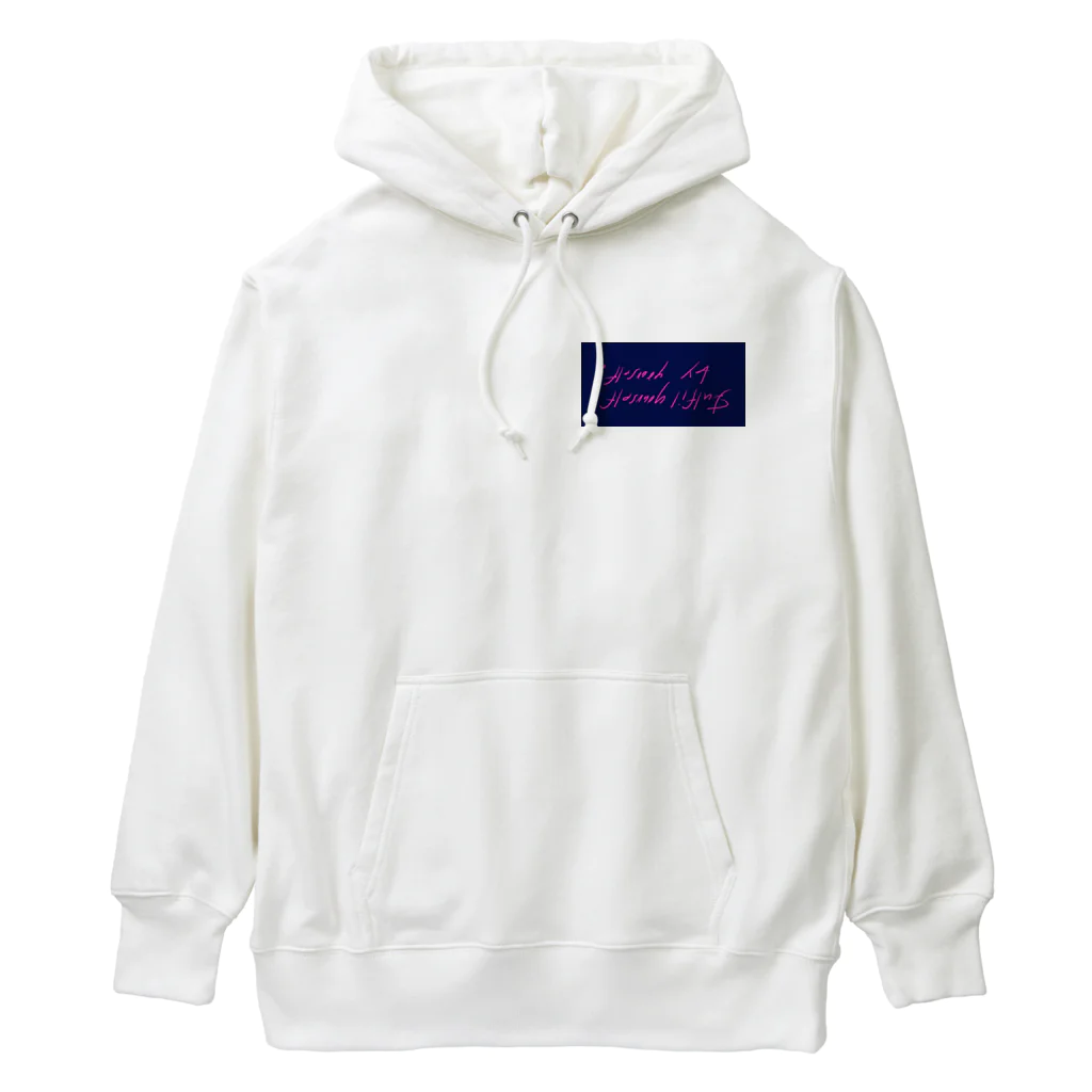 MANAっと一緒のじぶんの機嫌はじぶんでね　navy Heavyweight Hoodie