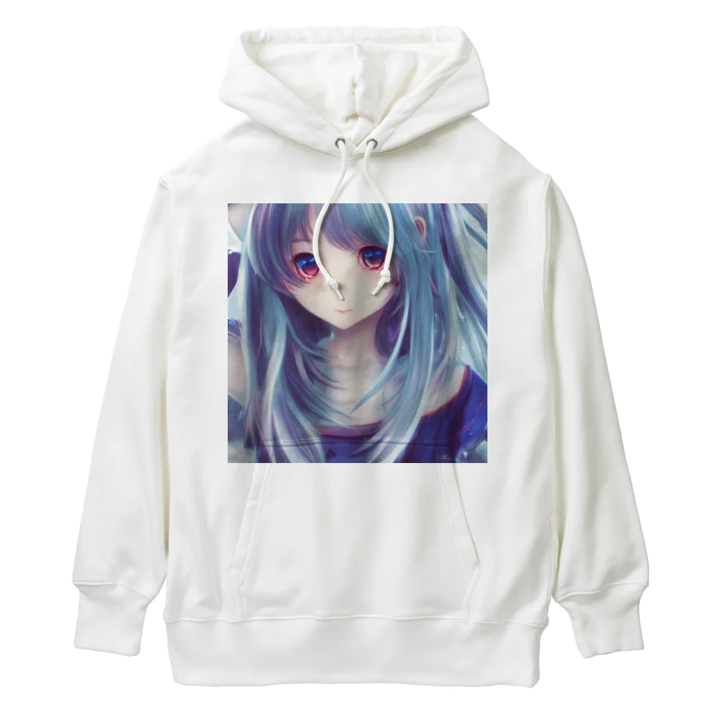 masu7747の充血の少女 Heavyweight Hoodie