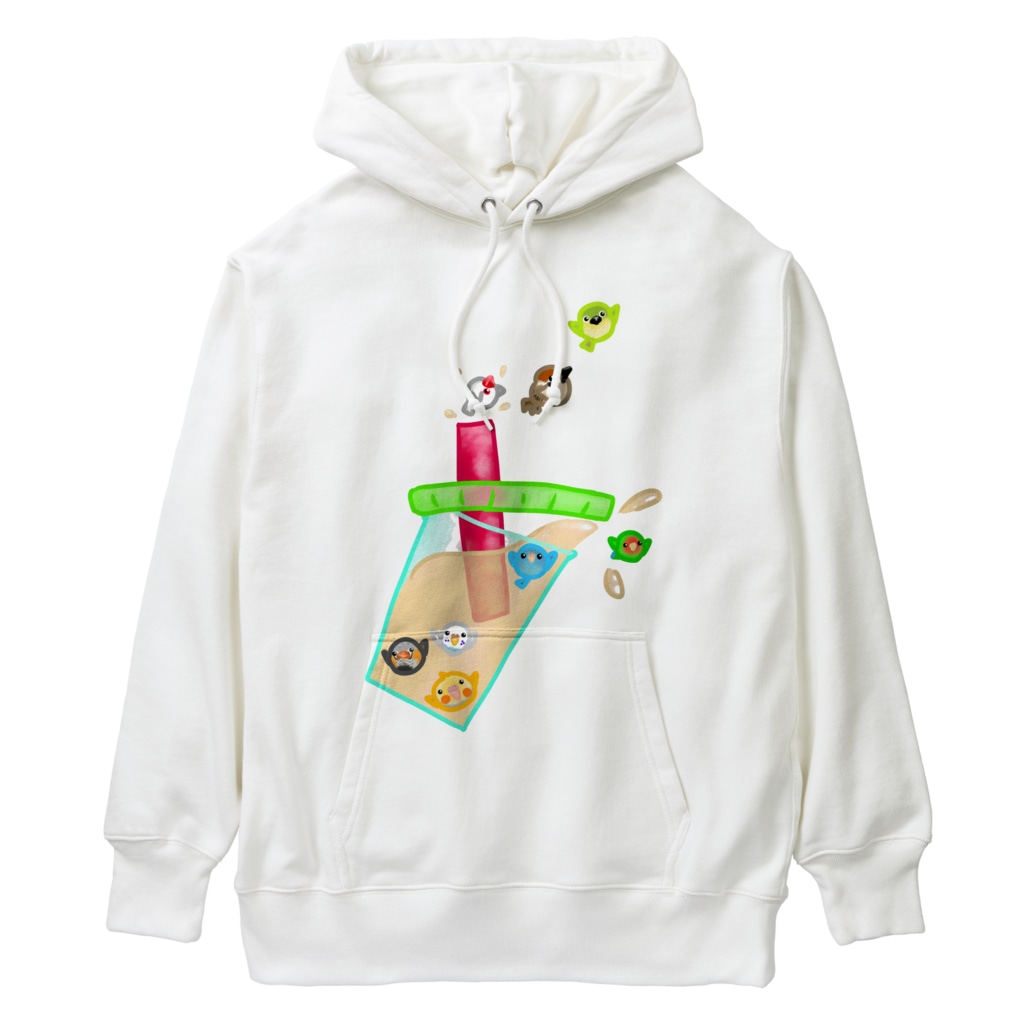 Lily bird（リリーバード）のタピオカ小鳥とミルクティー Heavyweight Hoodie