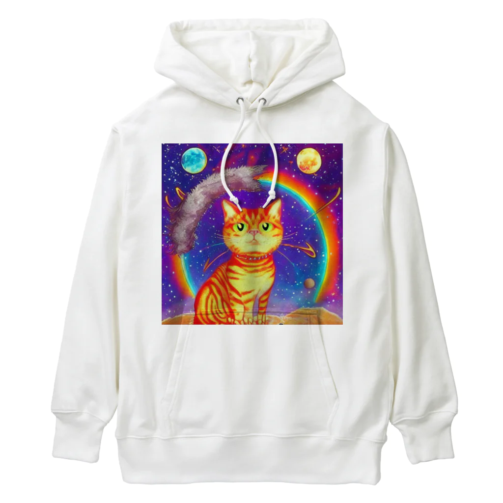 Space_Catsのスペースキャット Heavyweight Hoodie