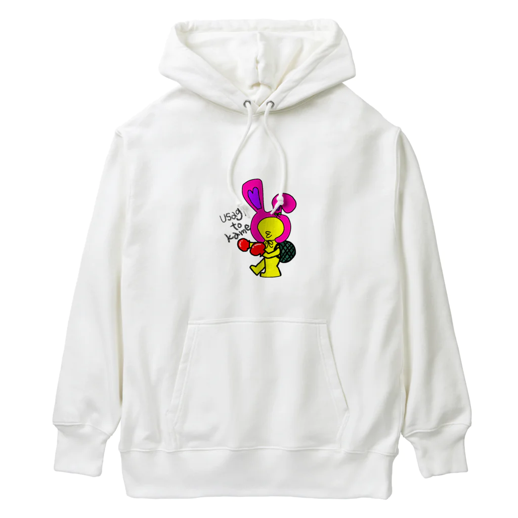 まーだだよっ(ma-dadayo)のうさぎとかめ Heavyweight Hoodie