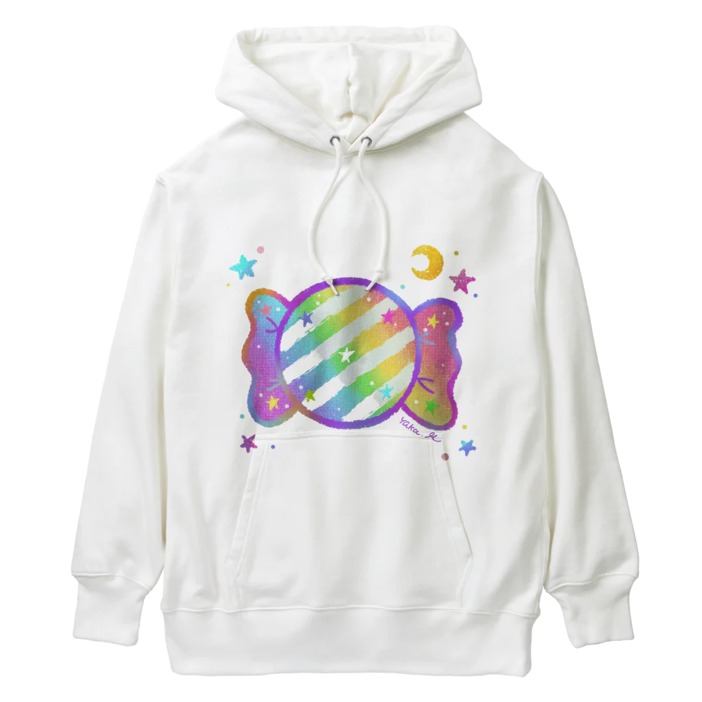 前田悠花｜イラストレーターの★虹色キャンディ★ Heavyweight Hoodie