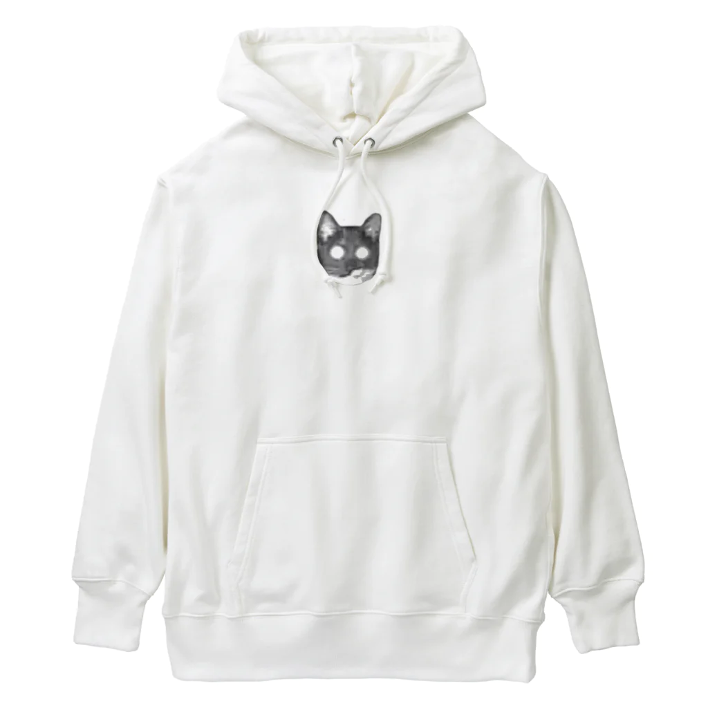 ピタゴラスおじさん♪の目が光ってる！！♪猫のうにちゃん♪ Heavyweight Hoodie