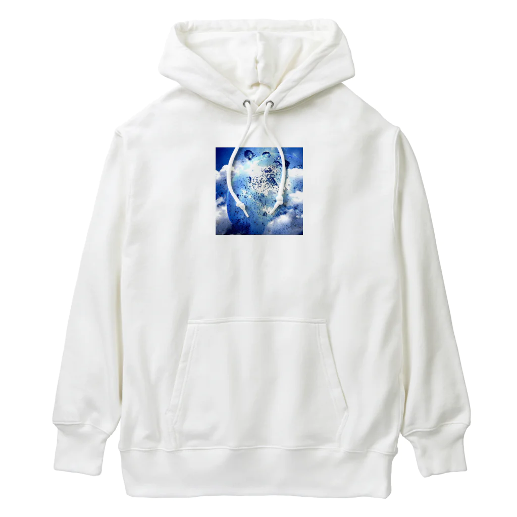 yuucanvasの宇宙アート･水の惑星 Heavyweight Hoodie