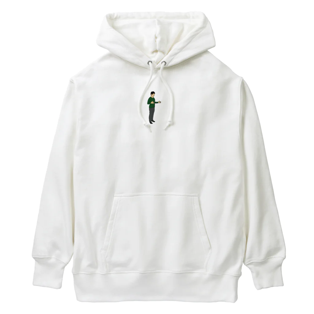 TANTE_Mの冷蔵庫のサイズを測る人 Heavyweight Hoodie