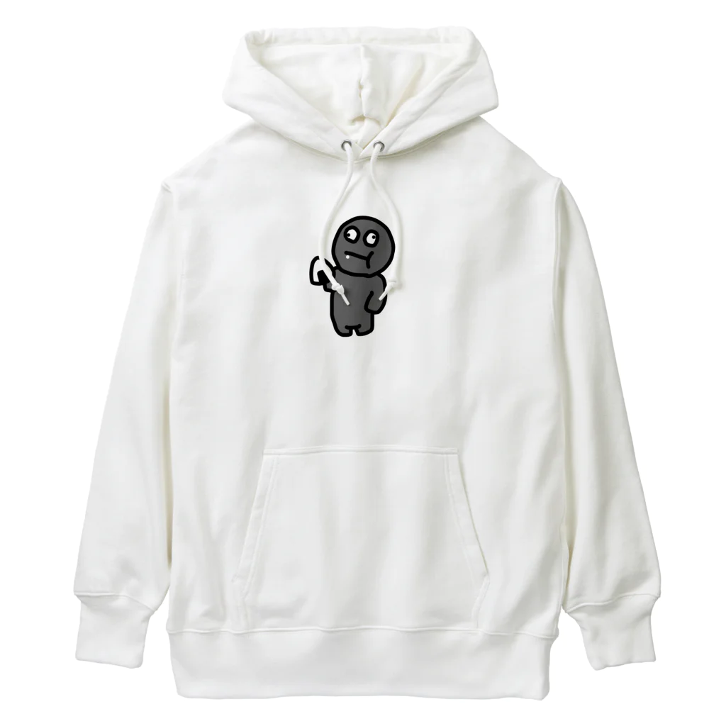 無銭飲食グッズの無銭くん（仮） Heavyweight Hoodie