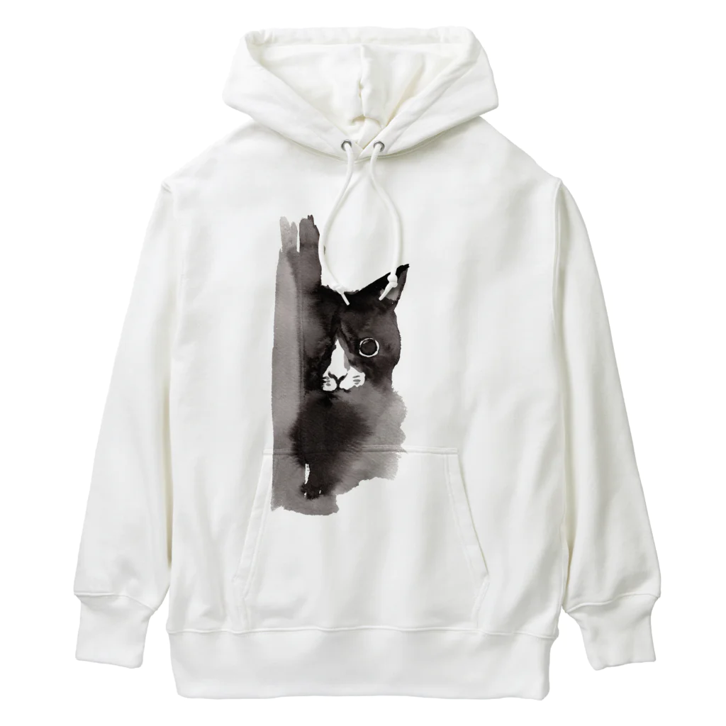 tomorebiの墨猫その3 Heavyweight Hoodie