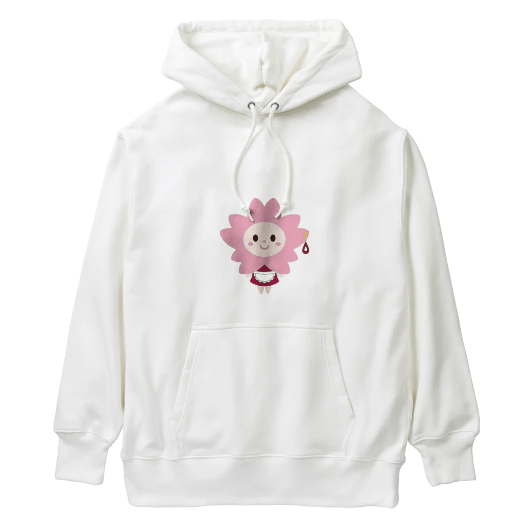 さくちゃんのおみせのさくらっこちゃん【カラー】 Heavyweight Hoodie