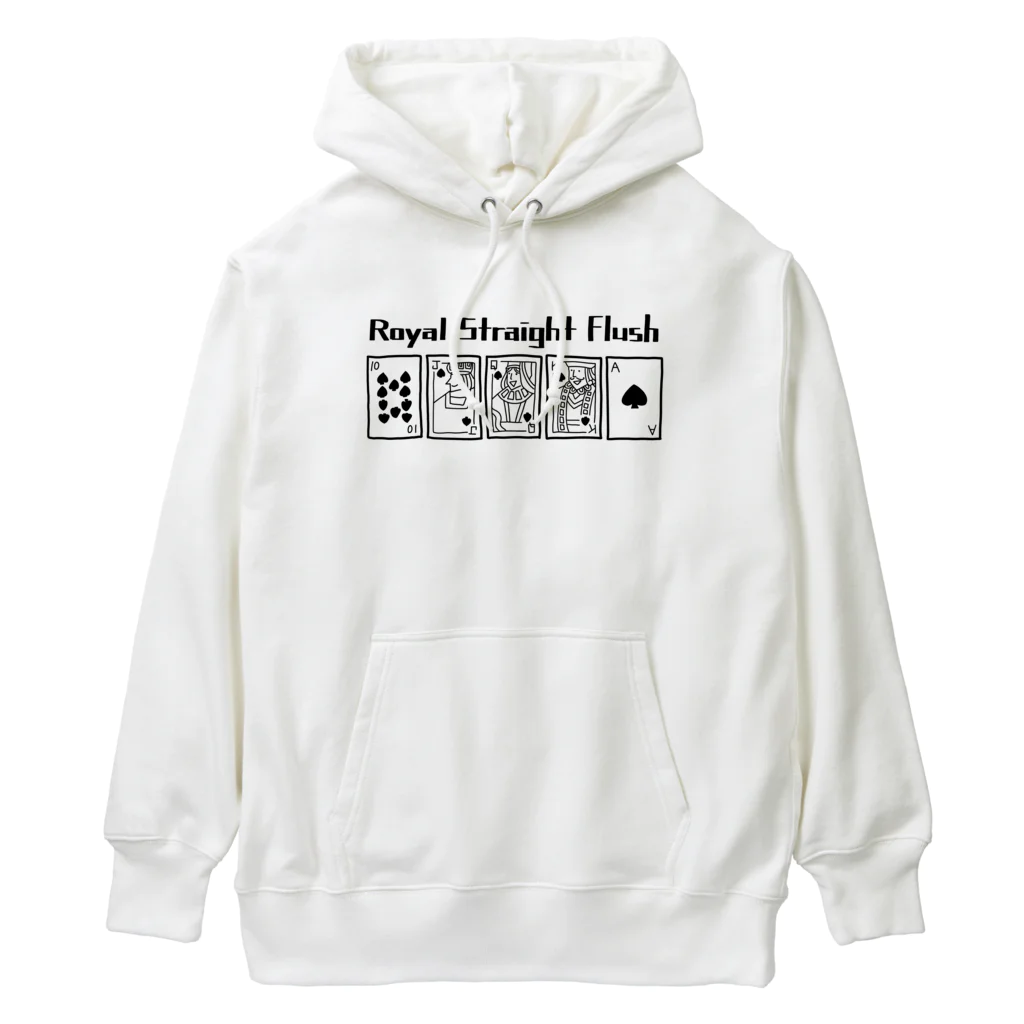 📦キマグレファクトリー📦のRoyal Straight Flush (ホワイト) Heavyweight Hoodie