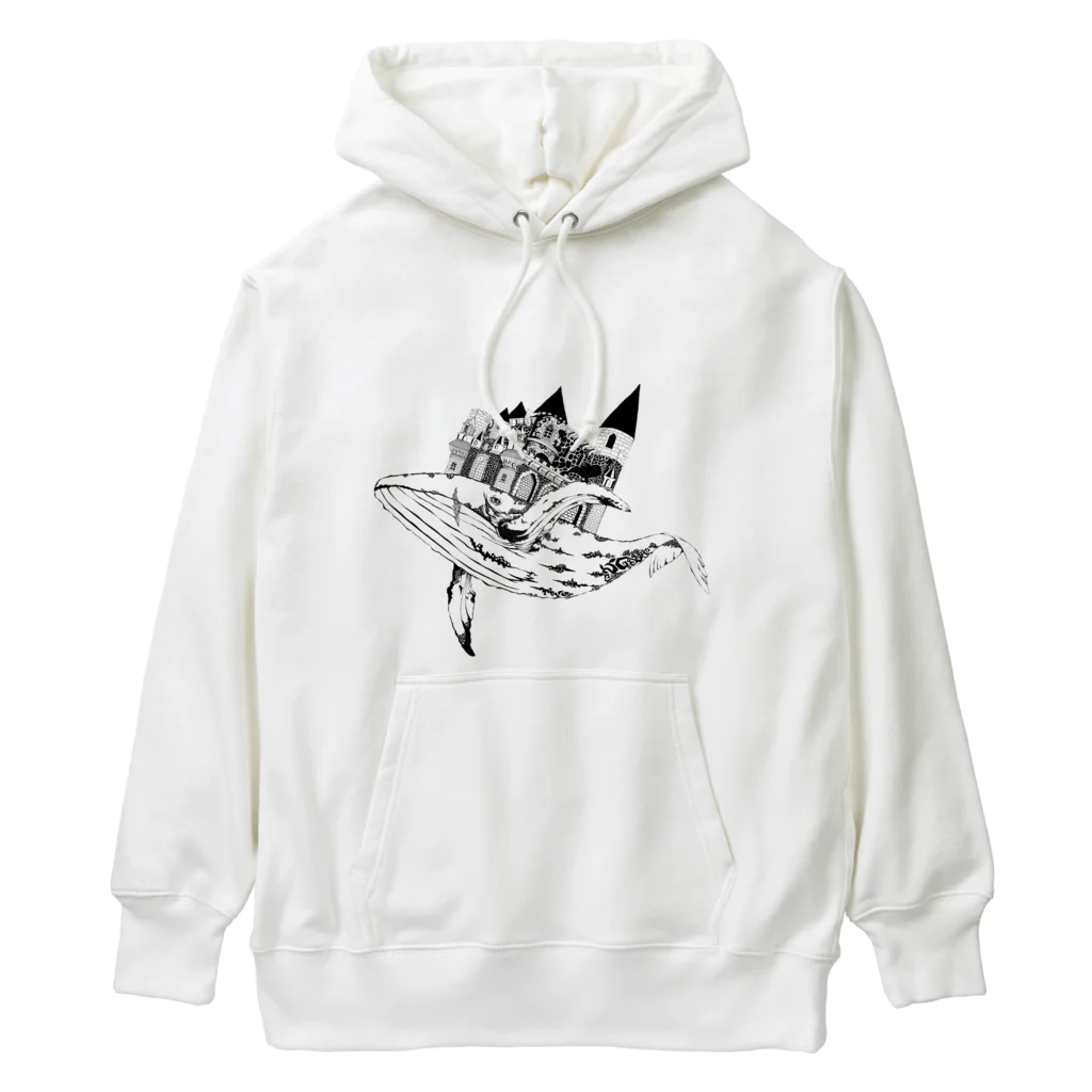 jellyfish-riceballのクジラ Heavyweight Hoodie