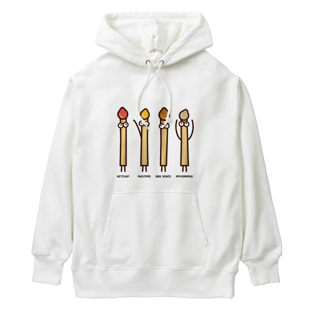 高堂玲/イラストの方のフライドポテト4兄弟 Heavyweight Hoodie