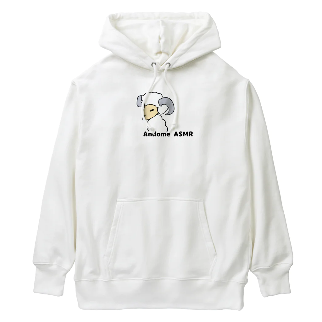 Andomeグッズストアのあんどめ羊 Heavyweight Hoodie