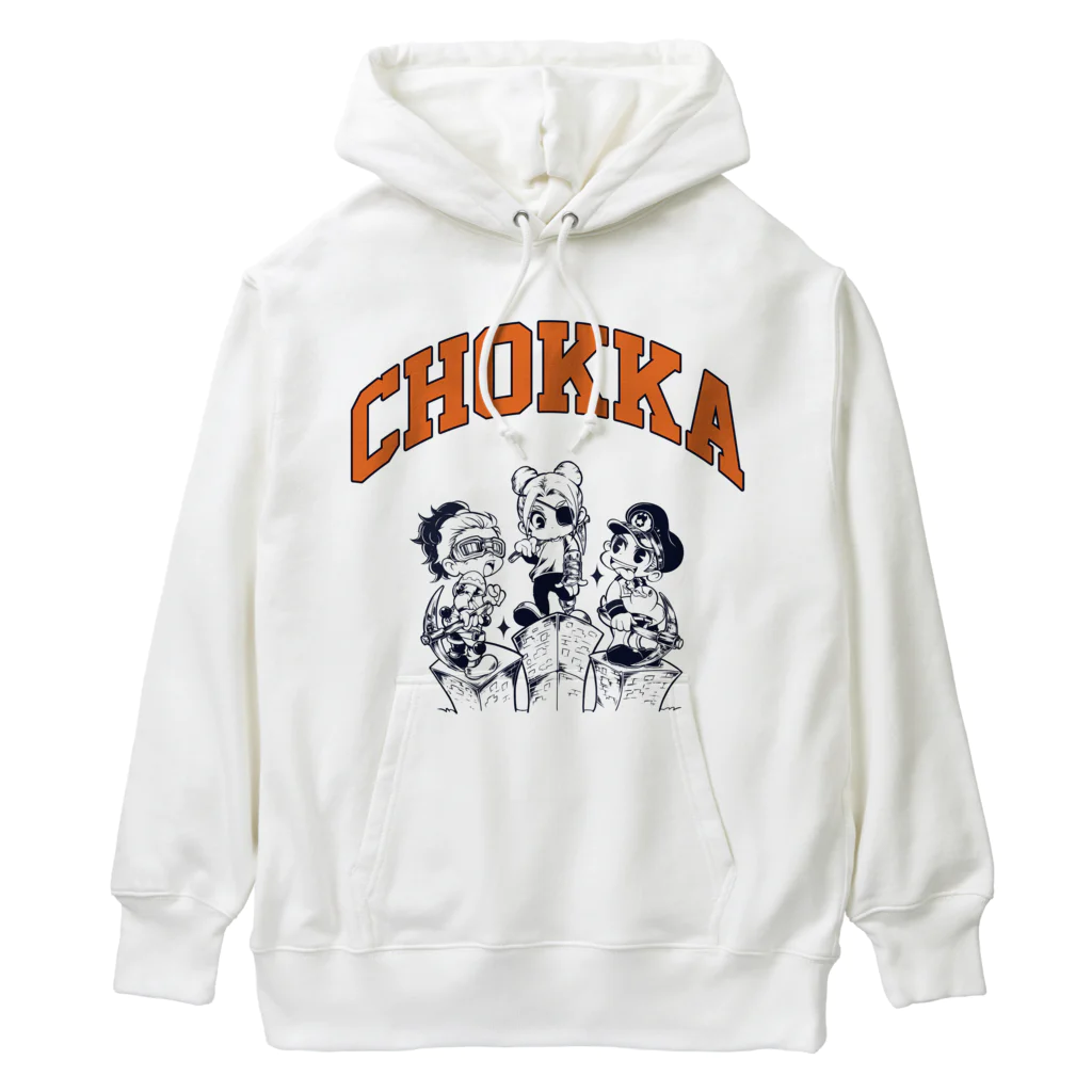 大人企画のCHOKKAカレッジロゴ Heavyweight Hoodie