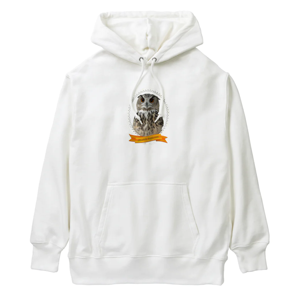 炭火焼パンダ商店のシベリアワシミミズクのれもん Heavyweight Hoodie