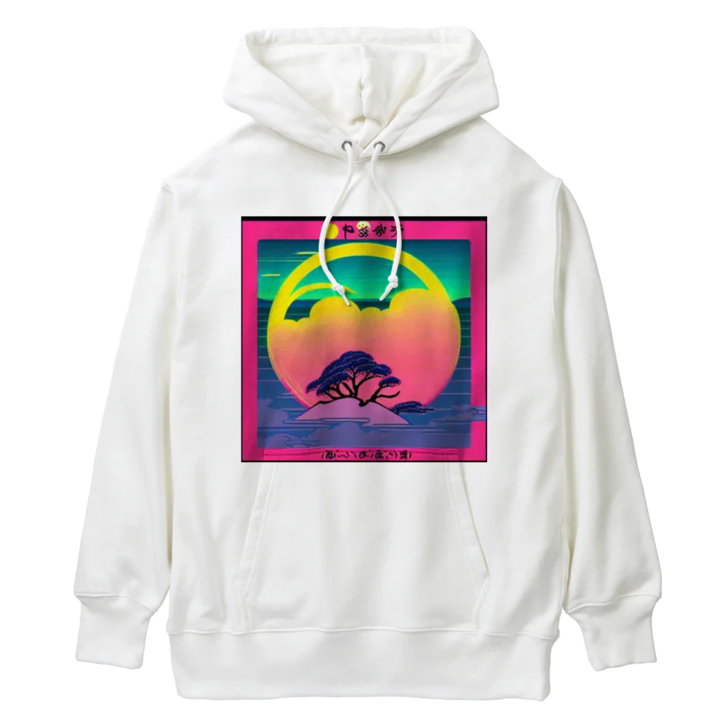 MedicalKUNの虹に沈む月、夕暮れの気持ち。 Heavyweight Hoodie