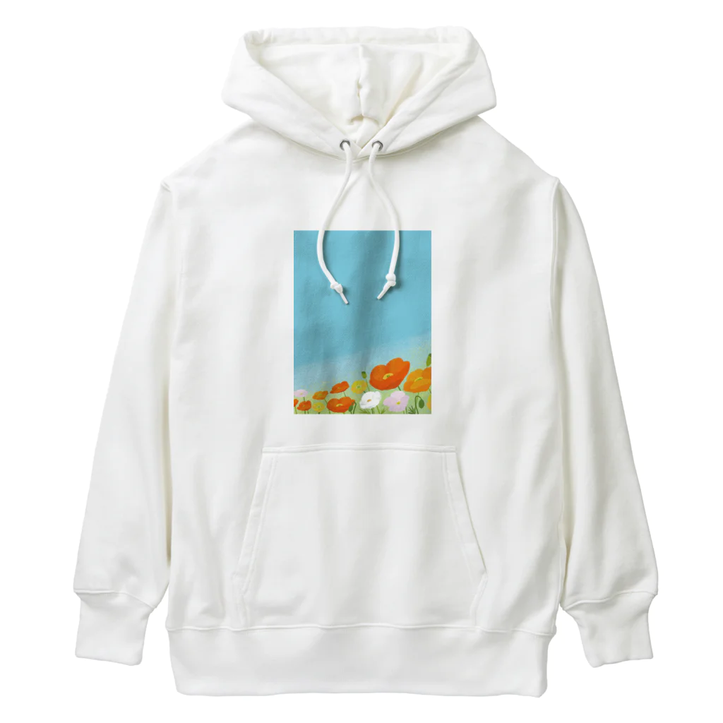 はっちゃんの空とポピー Heavyweight Hoodie