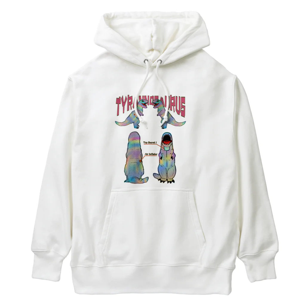 見習い幽幻道士のティラノサウルス Heavyweight Hoodie