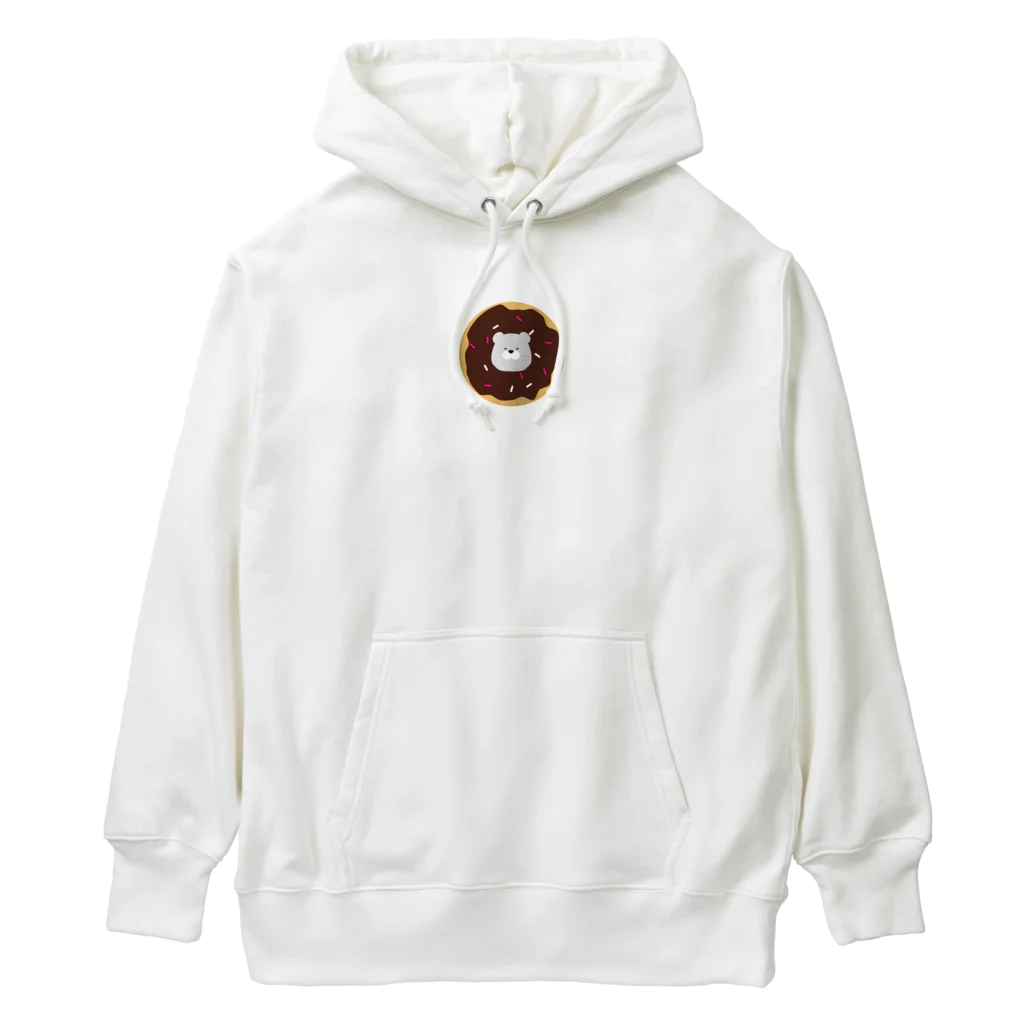 パンニマルのドーナツに囚われたシロクマ チョコVer. Heavyweight Hoodie