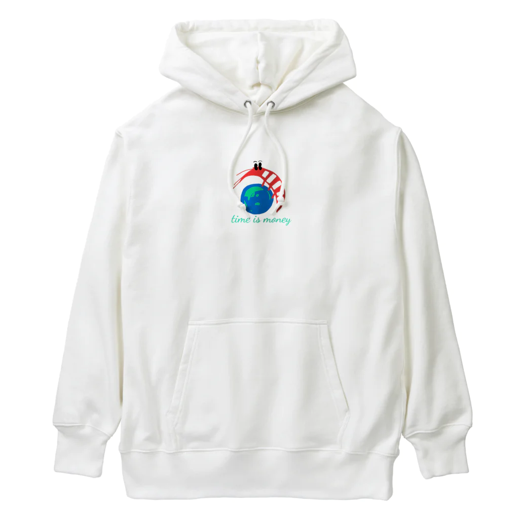 The shop soramameのTime is money グッズ Heavyweight Hoodie